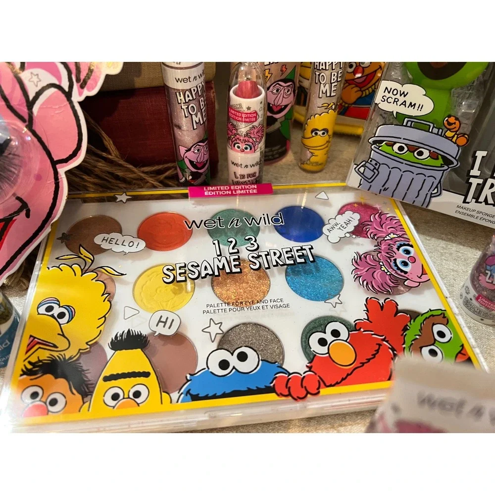 Wet n Wild Sesame Street Limited Edition Makeup Collection Full Set New NIB